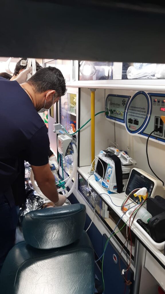 transporte de pacientes